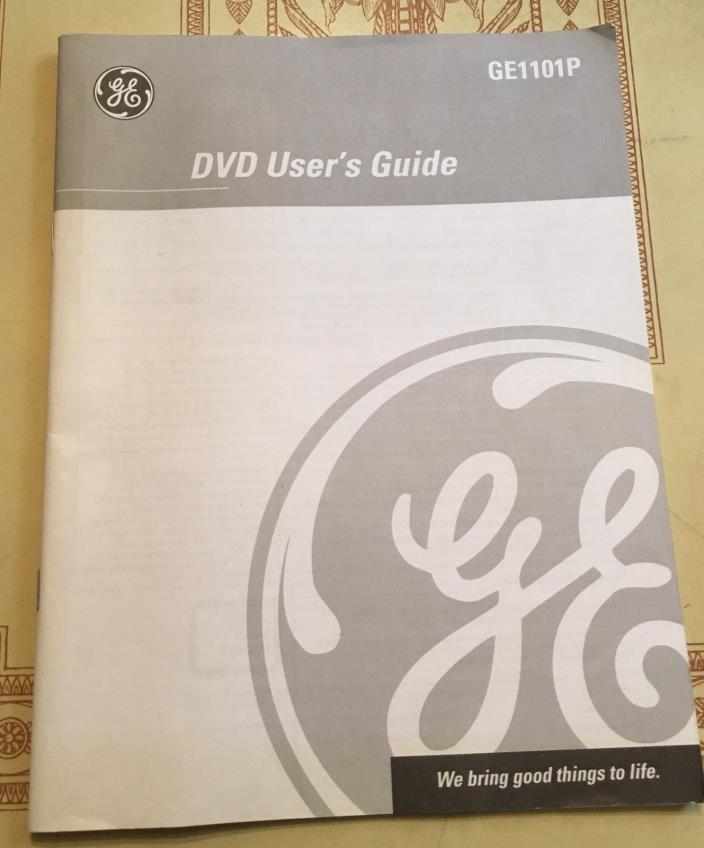 GE1101P DVD User's Guide