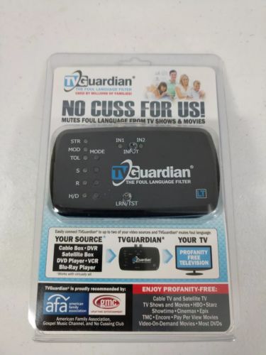 TV Guardian LT Foul Language & Profanity Filter DVR DVD Blu Ray Cable Box