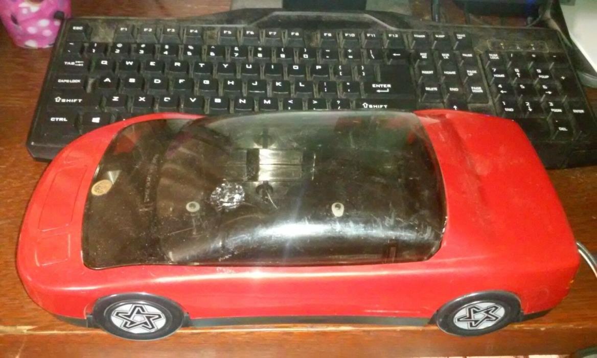 Vintage Kinyo VHS Video Tape Rewinder Red Sports Car Rewind So cool looking