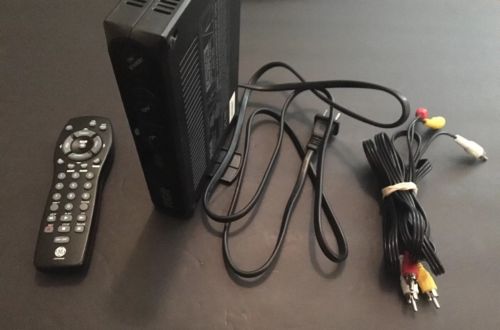RCA DTA800B1 Digital To Analog Pass-through TV Converter Box w/ Remote & Cables