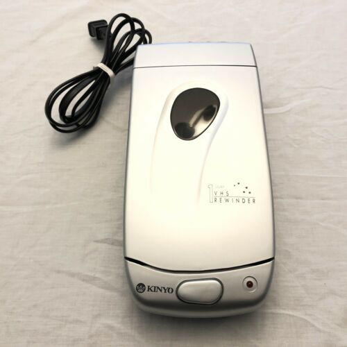 KINYO UV-428 VHS Video Cassette Tape 1-Way Rewinder Silver