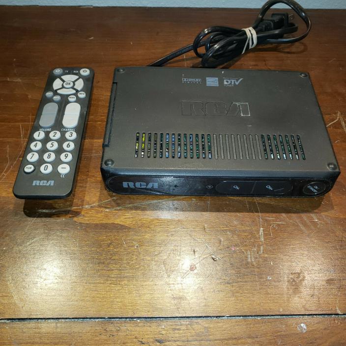 RCA DTA800B1 Digital Television DTV Tuner Converter Box + Remote