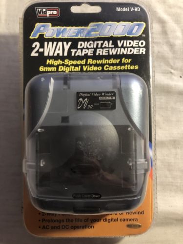 VidPro Power 2000 2 Way Digital Video Tape Rewinder--6mm Digital Video Cassettes