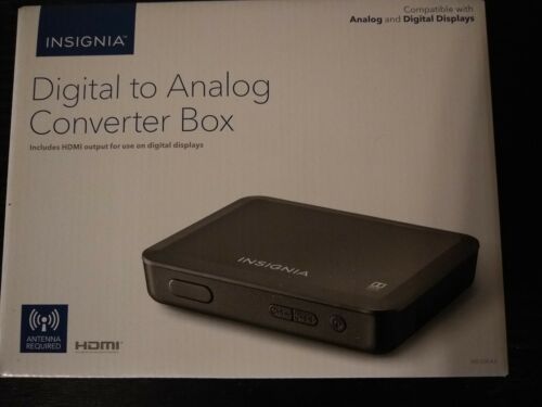 Insignia- Digital to Analog Converter Box with HDMI-output - Black