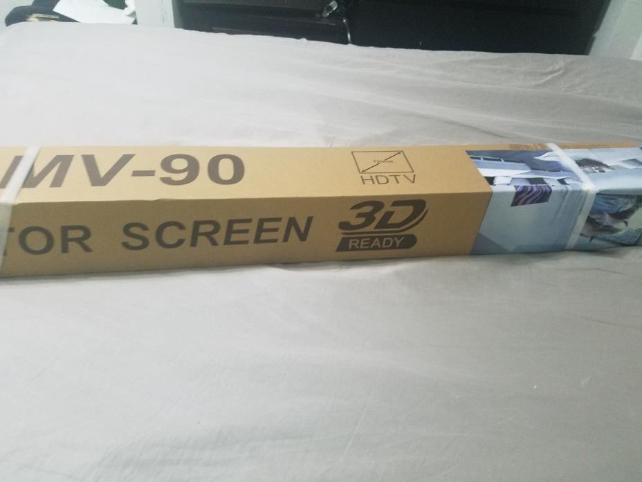 Legacy MV-90 3D 4K HD Black Projector Screen NIB