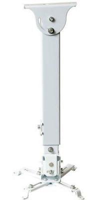 VideoSecu LCD/DLP Projector Ceiling Mount Bracket White Fits both flat or