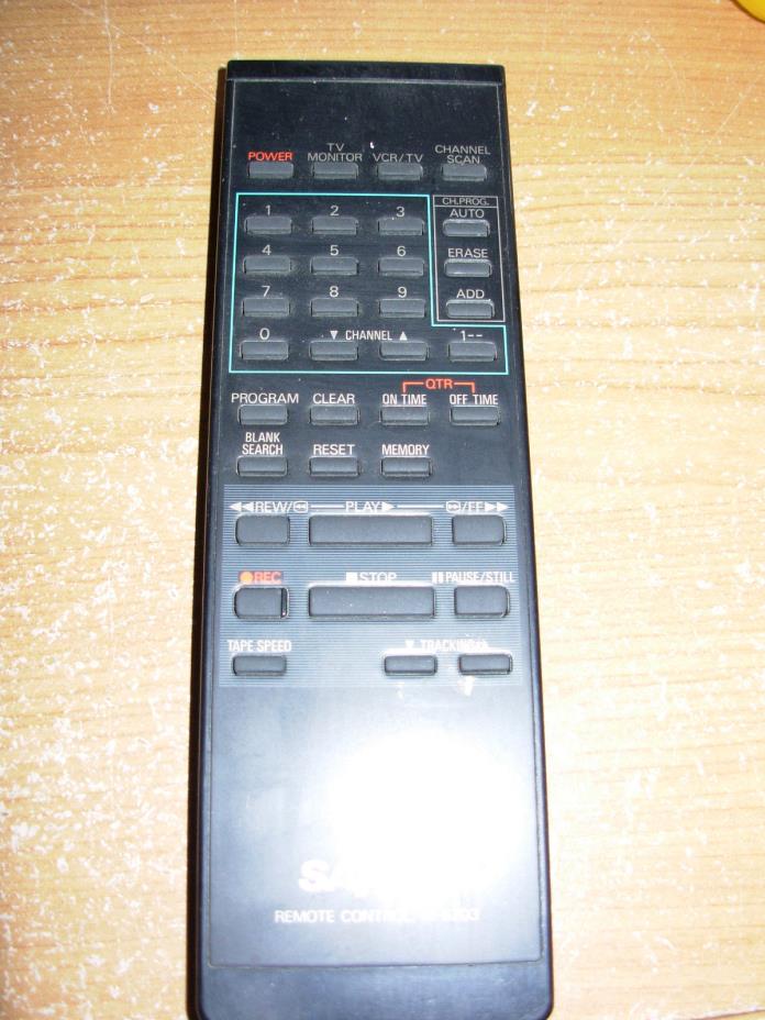 SANYO VCR REMOTE CONTROL IR-5203G