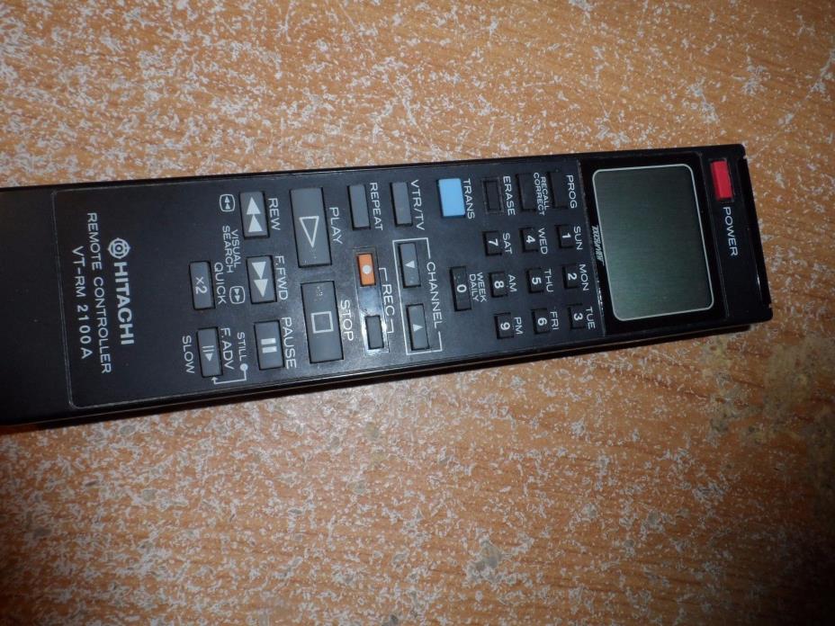 HITACHI VT-RM 2100A REMOTE CONTROL