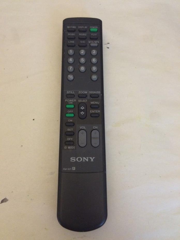 Used Sony RM-921 Remote Control **WORKS**