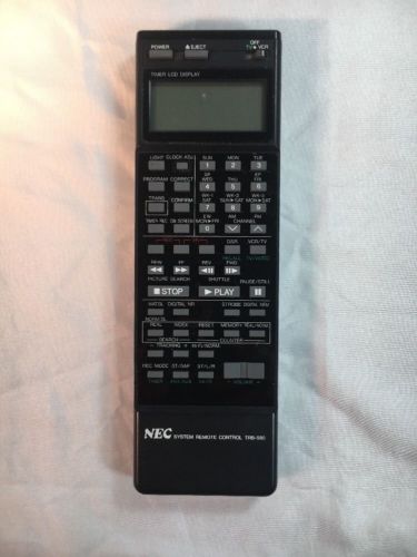 NEC System Remote Control TRB-S80 Timer LCD Display Original Vintage