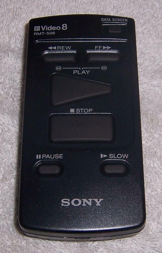 Sony RMT-506 Remote Control for Video 8 camcorder