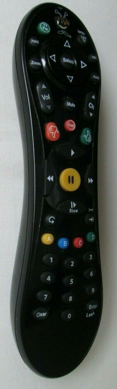 Used Genuine TiVo Series 4 Premium Black Remote Control