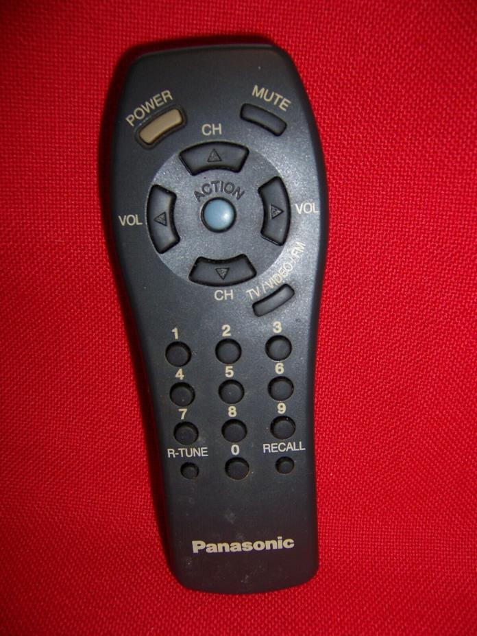 pre-owned Panasonic EUR501455 TV remote control