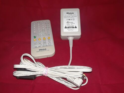 Used MINTEK RC-1730 DVD player Remote Control & Mintek AC Adaptor (See Descript