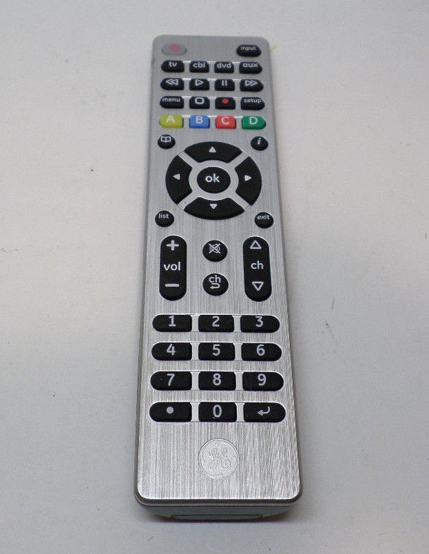 GE General Electric Universal Four Unit Remote Control TV Cable DVD Auxiliary