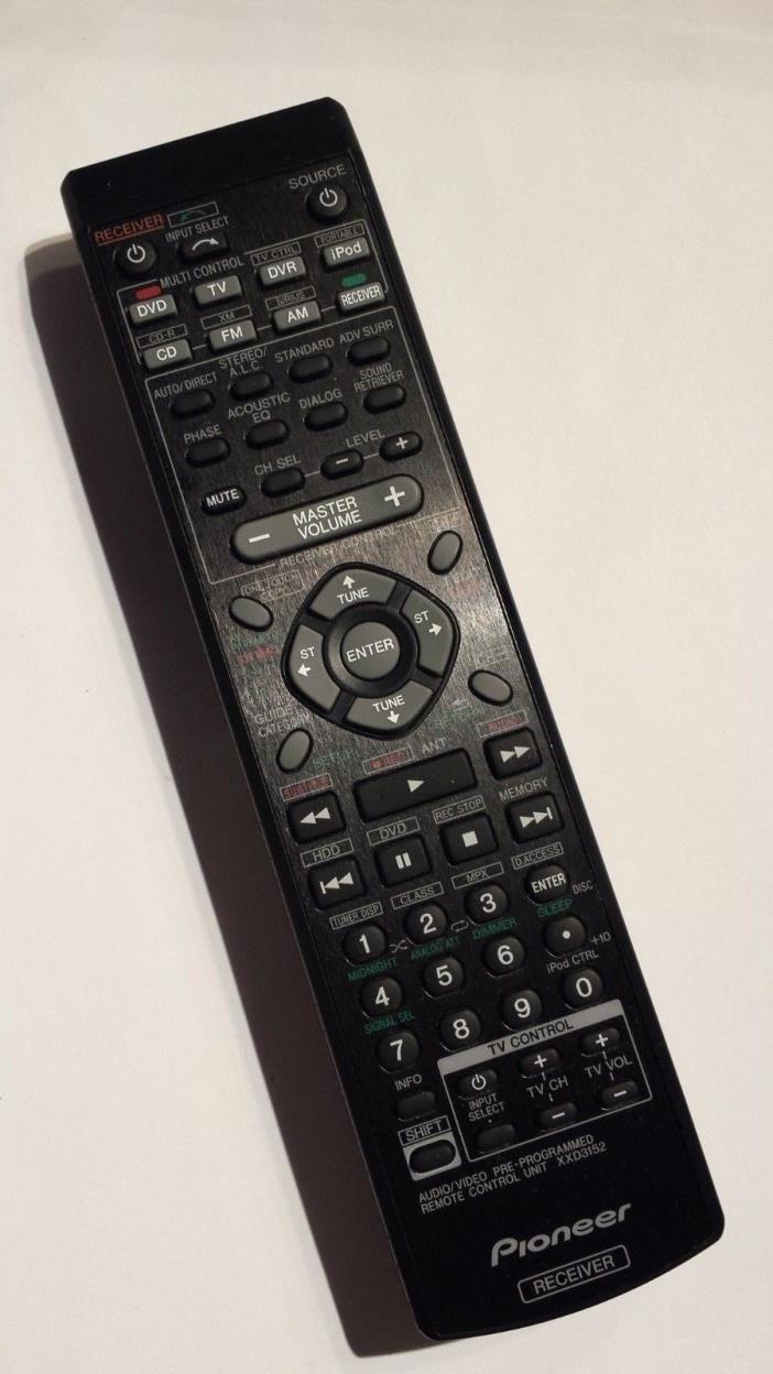 Light Use Original Genuine Pioneer XXD3152 Remote Control Tested Free Shipping!!