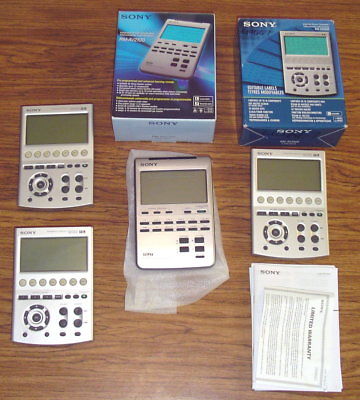 LOT OF 4 SONY UNIVERSAL REMOTE CONTROL COMMANDERS RM-AV2100 AV3000 AV3100