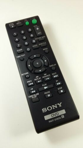 Used Genuine Original Sony RMT-D197A DVD Remote Control