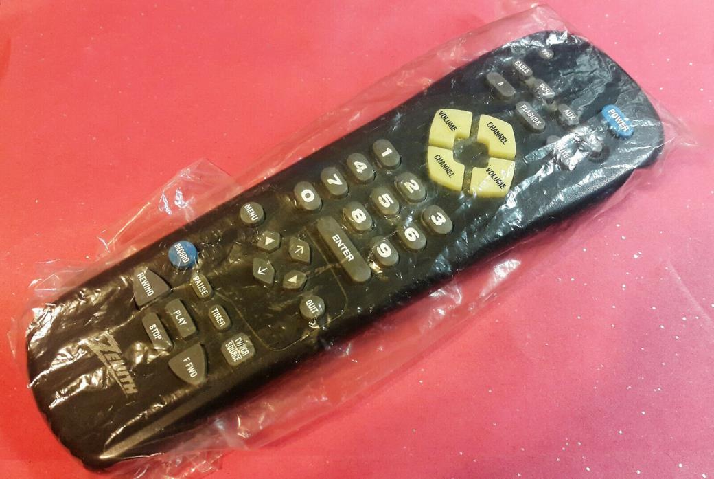 ZENITH MBC4420 REMOTE CONTROL. NEW SEALED.  FREE USA SHIPPING. WORLDWIDE