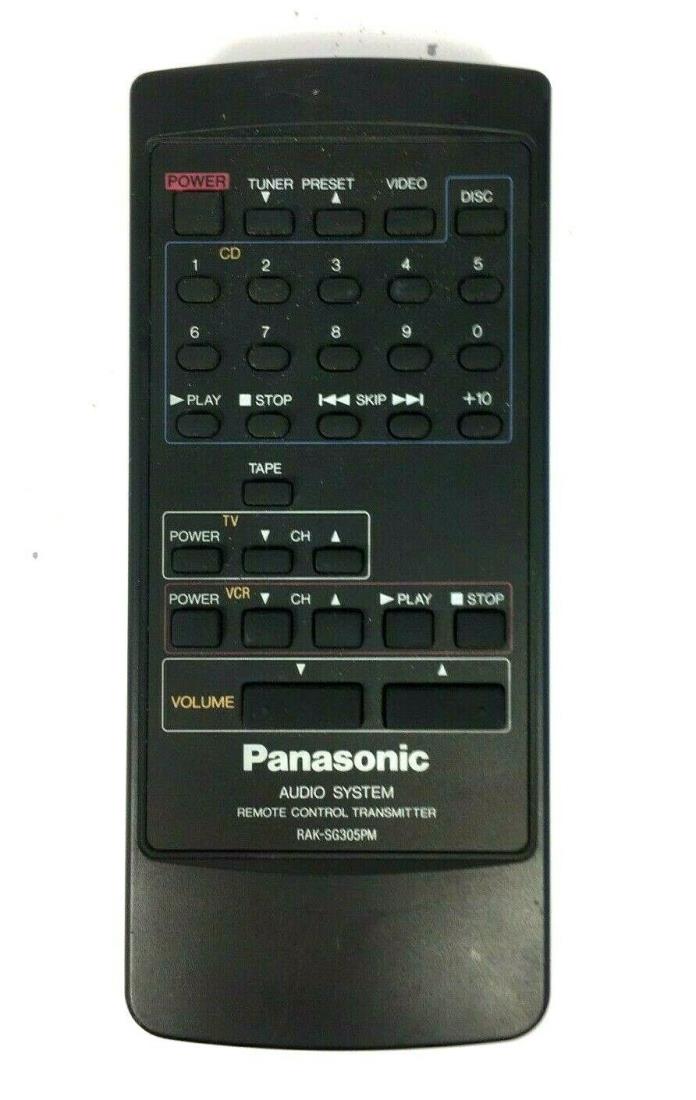 Panasonic RAK-SG305PM A/V System Remote Control SA-H82 HM32 SC-R620