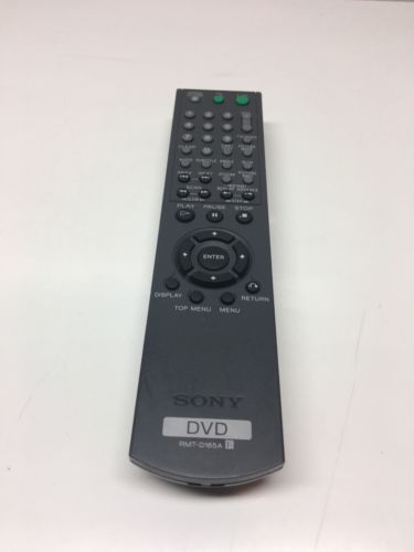 SONY RMT D165A Remote Control for DVD CD player DVP NS501P NS575P CX995V NC665P