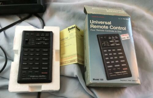 Vintage Realistic URC-150 Universal Remote Control Manual Box 15-1902 NEW