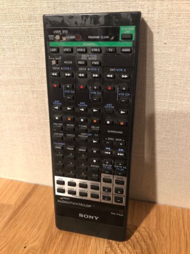 Tested & Nice Sony RM-P332 Audio/TV/VTR/LPD Remote
