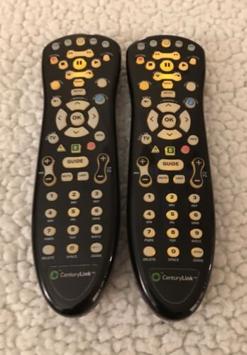 Lot of (2) CenturyLink MXv4 IR PRISM TV Universal Remote Control with Batteries