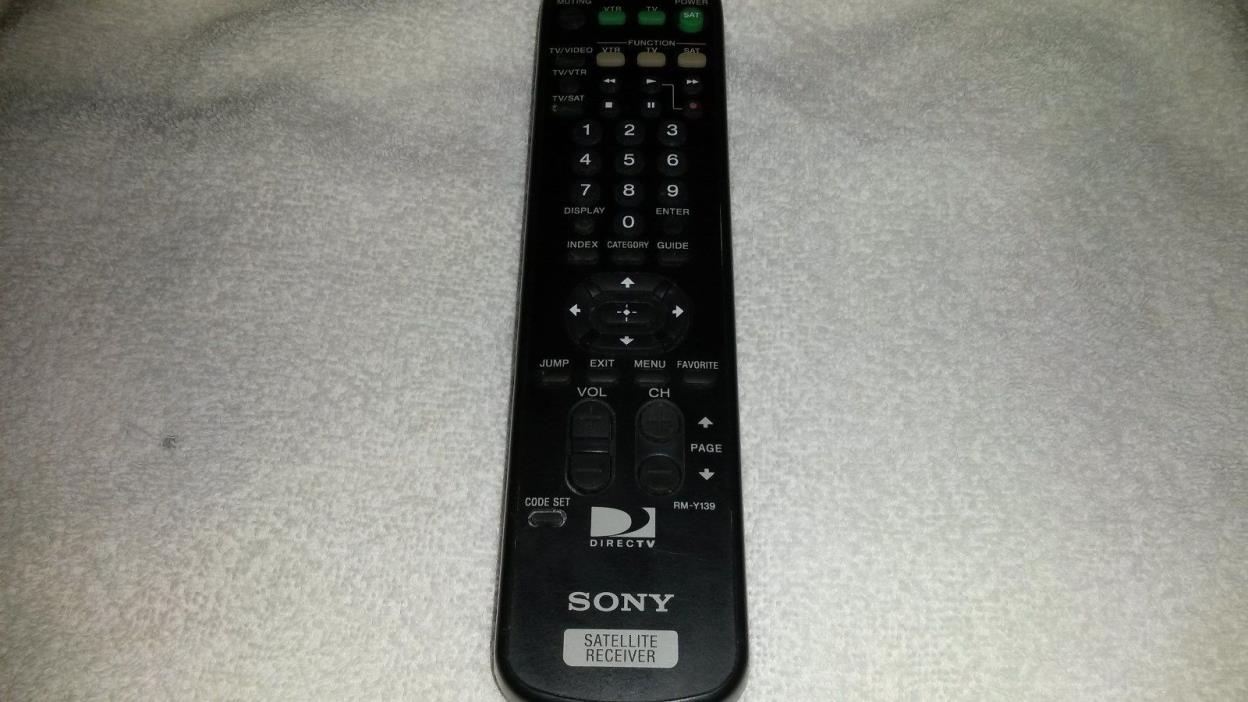 Sony DirectTV PS 4-978-977 Satellite Receiver Remote Control ***TESTED***