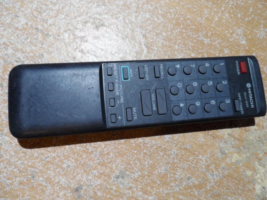 HITACHI CLU-240 TV Remote Control