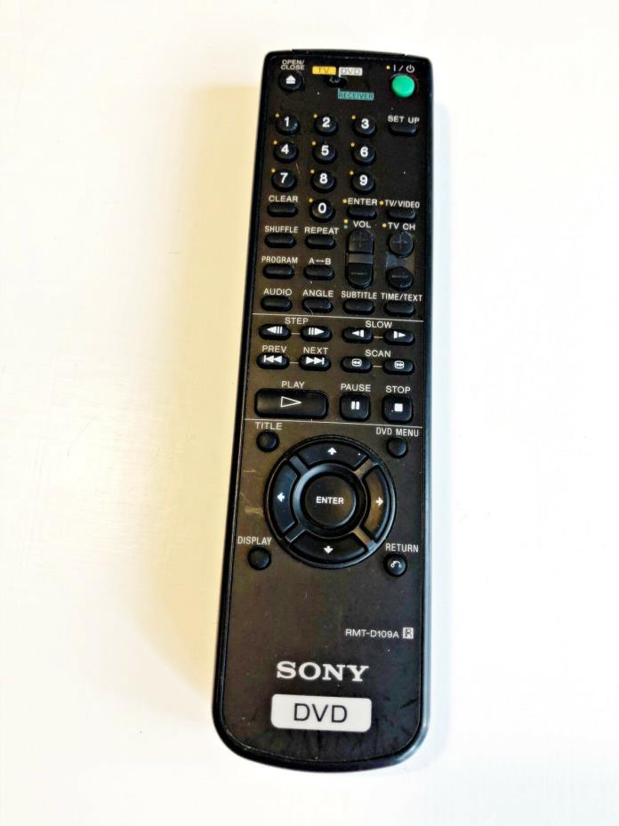 Original Sony RMT-D109A Remote Control for DVD Player DVP-S33 DVP-S330