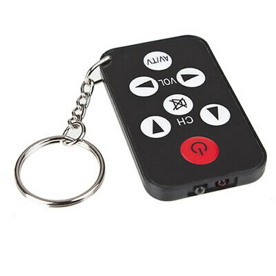 Universal Mini Infrared IR Television TV Set Remote Control RC with Keychain DEN