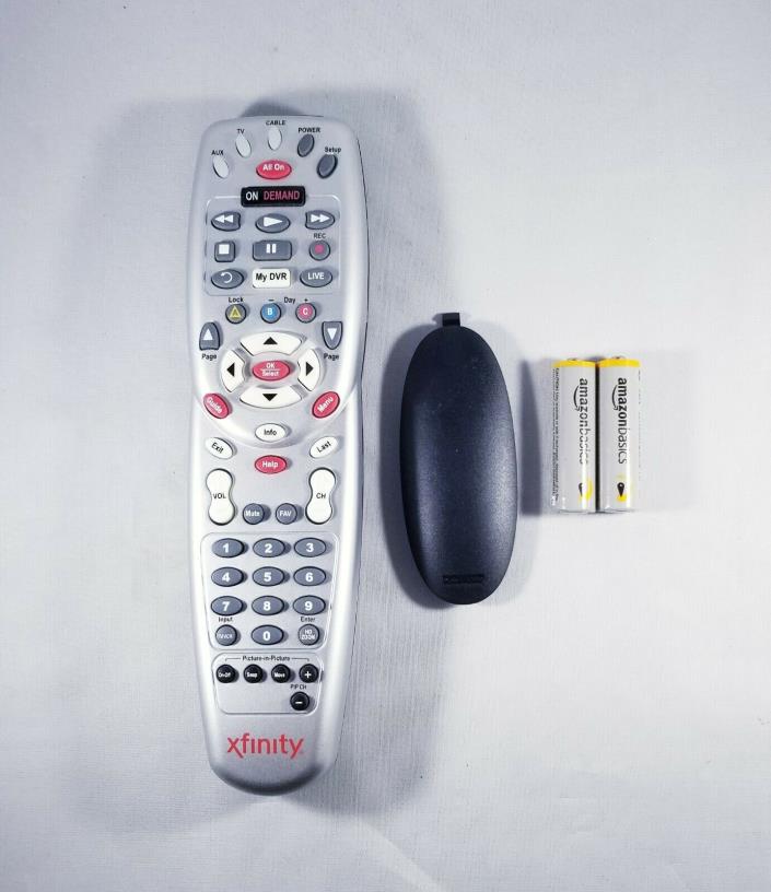 Xfinity Comcast Universal Remote Control Silver - Tested & Working - FAST SHIP!