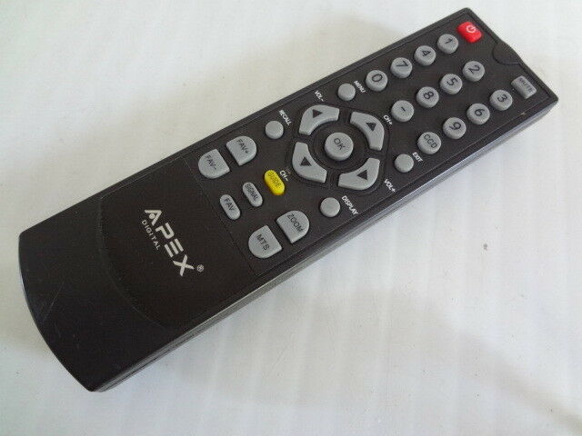 Apex Digital RCNN131 Digital TV Converter Box Remote DT250 DT250A DT502A DT504