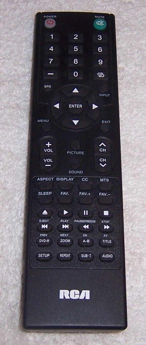 RCA WD13254 Remote Control