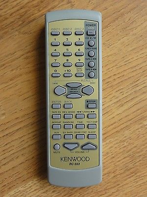 Kenwood Audio System Remote Control RC-553