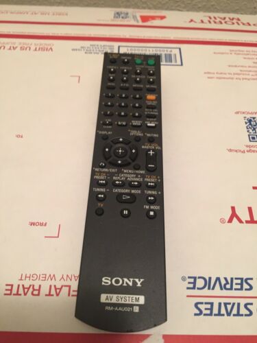 Remote Control For Sony RM-AAU021 148058821 RM-AAU024 AV Receiver System