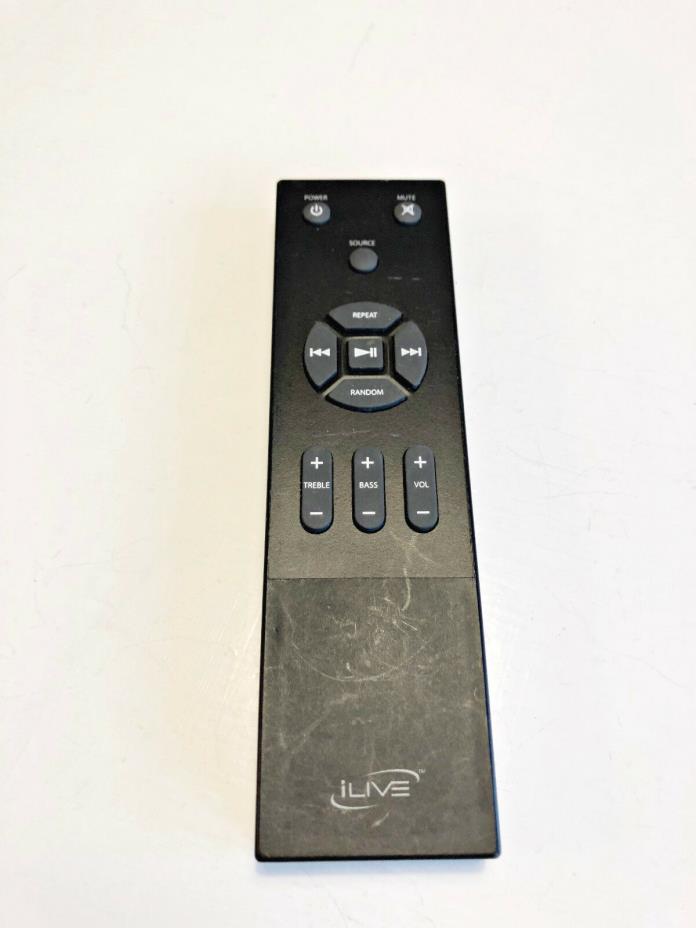 Genuine  ILive Remote Model 809B for Wireless Speaker System TESTED