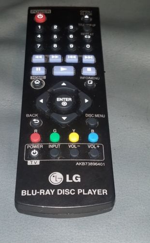 LG Remote Control  BLU-RAY DISC PLAYER AKB73896401 For BP135W BP145 BP155 BP165