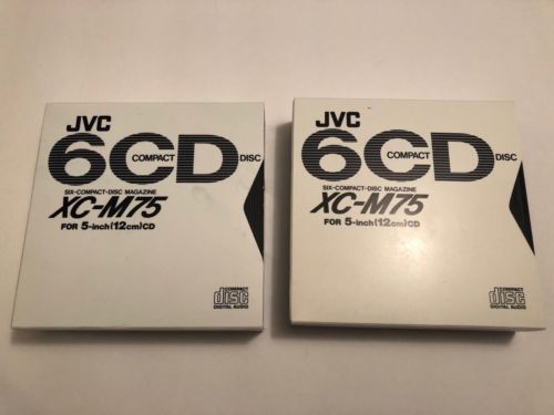 Lot Of 2 JVC XC-M70 / JVC XC-M75 Magazine Cartridge Changer Compact Disc 6CD