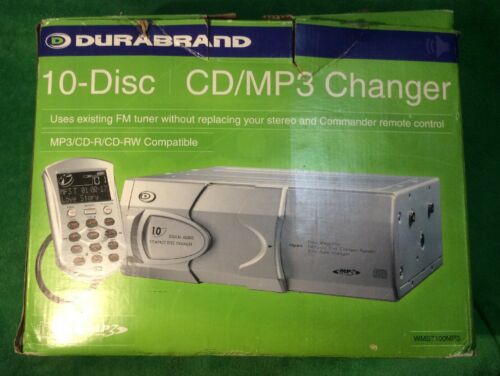 DURABRAND 10-Disc CD/MP3 Auto/Car CHANGER (w/FM Modulator System) NEW