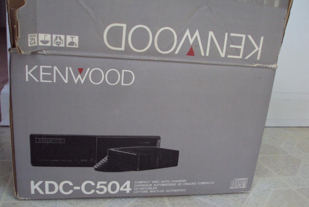 Kenwood KDC-C504 In Box CD Auto Changer 10 Disc Black
