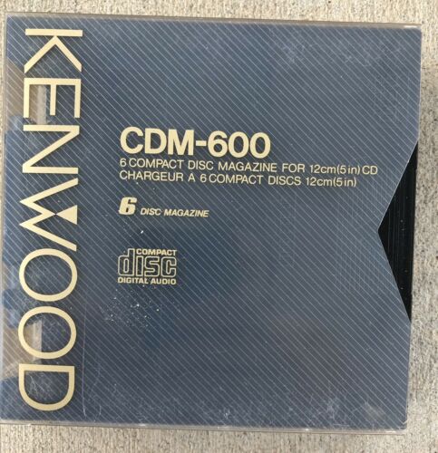 Kenwood CDM-600 6 Disc CD Changer Magazine with sleeve (JVC XC-M75)
