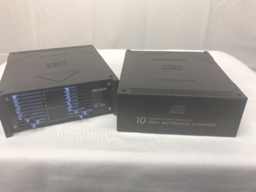 2 Sony  xa 10b  10 disc changer