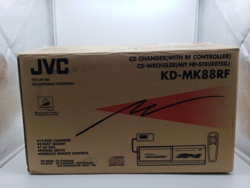 Vintage JVC KD-MK88RF 12 Disc CD Changer with RF Remote Controller New Open Box