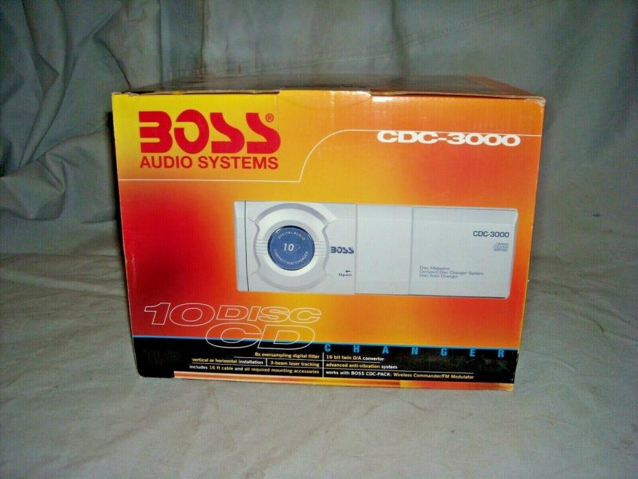 CDC-3000 10-Disc CD Changer *NEW* BOSS