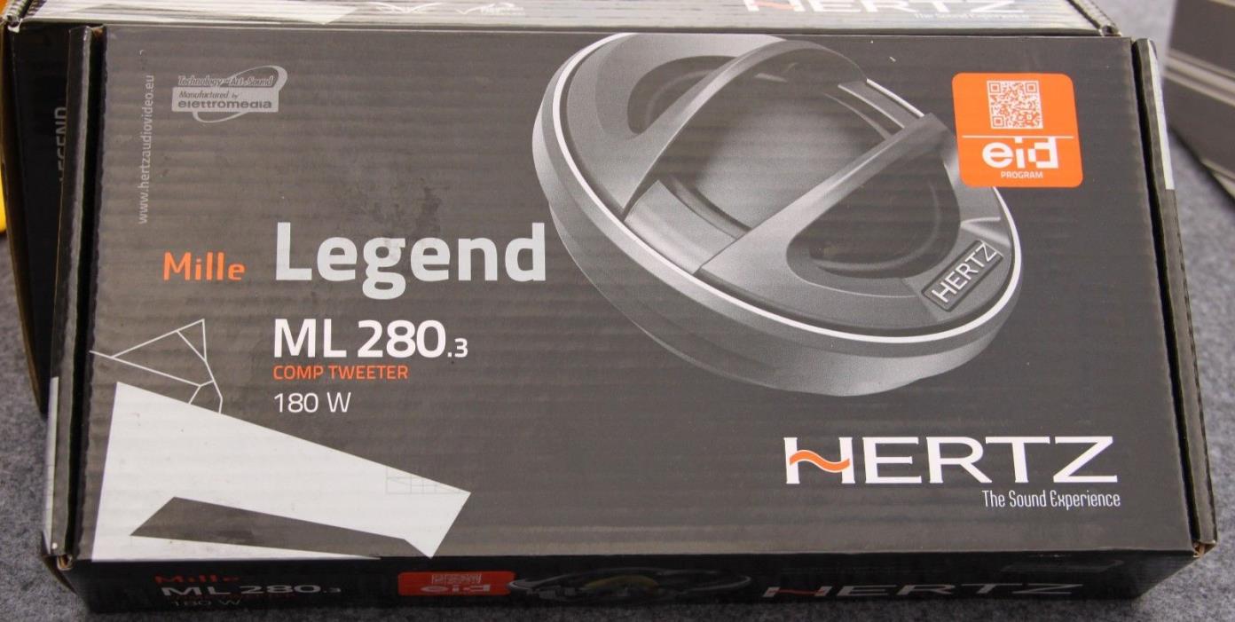 *NEW Hertz ML280.3  180W Component Tweeters  Mille Series Speakers