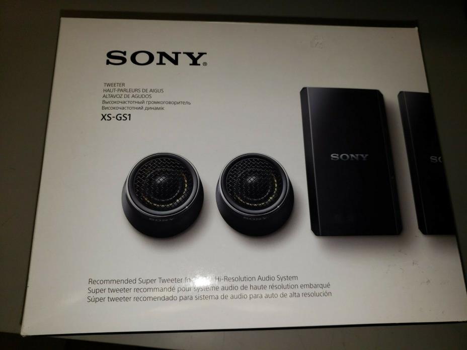 SONY XS-GS1 HI-RESOLUTION AUDIO TWEETERS BRAND NEW
