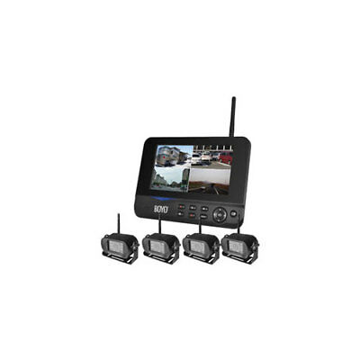 BOYO VTC700RQ4 DIGITAL WIRELESS MONITOR AND WIRELESS 4 CAMERA SYSTEM