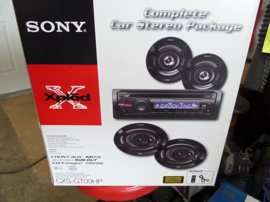 Sony Xplod in dash stereo system, CD MP3 Detachable face plate new